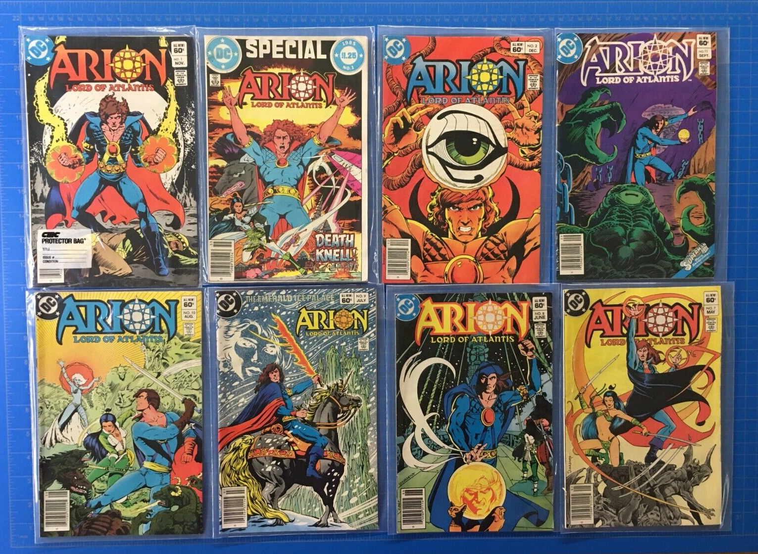 Lot of 40 Arion Lord of Atlantis 1982-85 DC Comics - Bronze/Copper Age Vintage