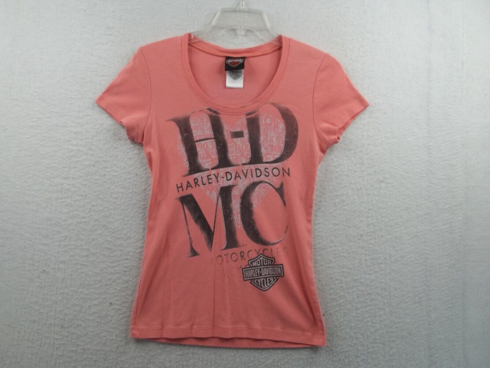 Harley Davidson MC Thunder Creek Chattanooga TN Womens Pink T Shirt Size S