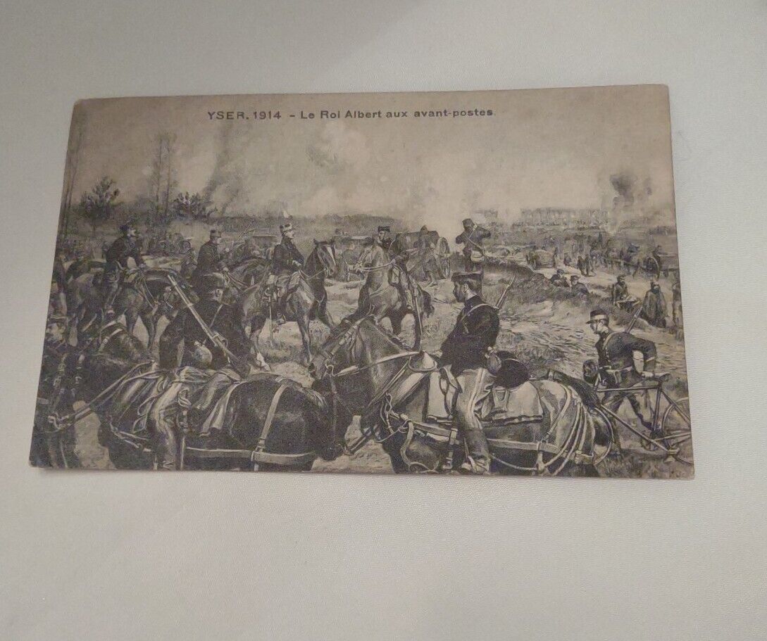 Battle Of Yser 1914 General LeRoi Postcard