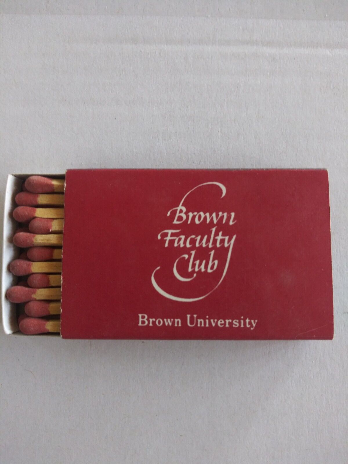 Vintage Wooden Matches From The Brown Faculty Club Brown University...