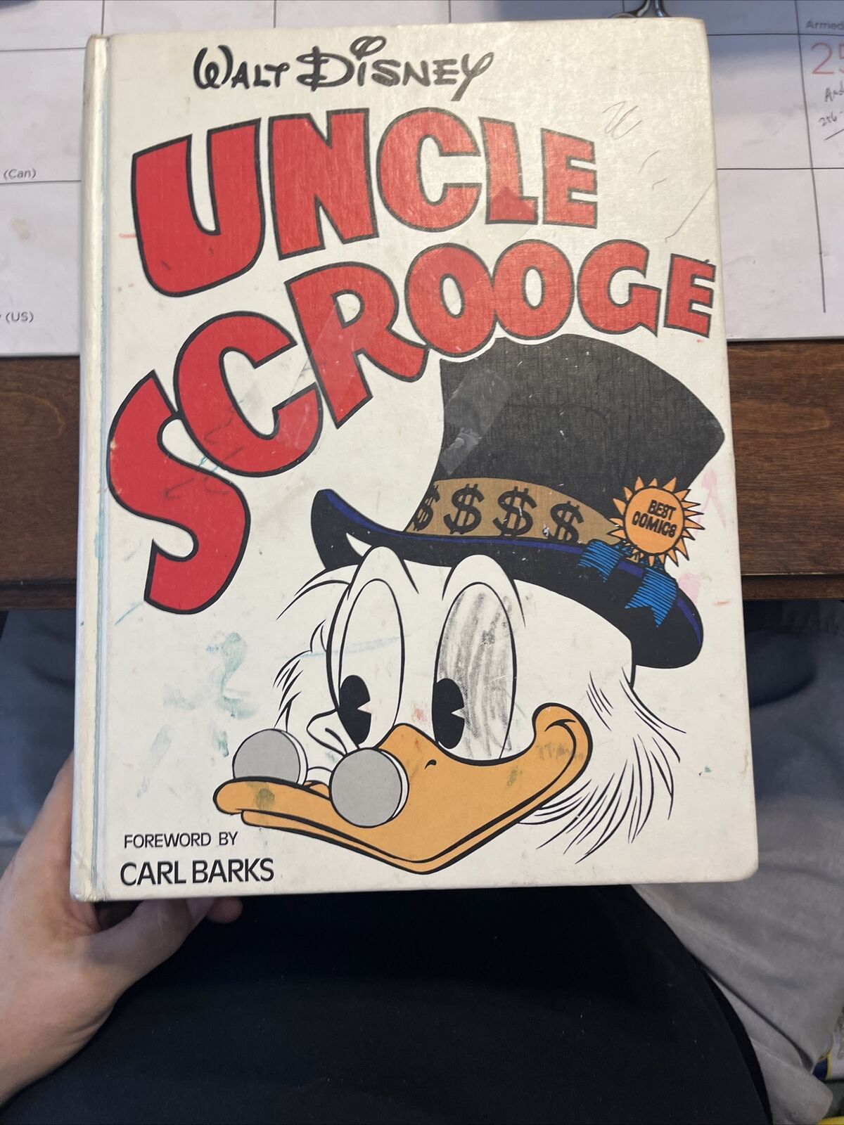Walt Disney Best Comics - Uncle Scrooge (Hardcover) 1979 Abbeville Press