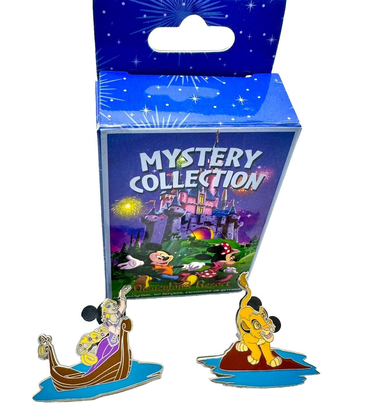 Disney Pin Storybook Night Mystery Simba Rapunzel 2014
