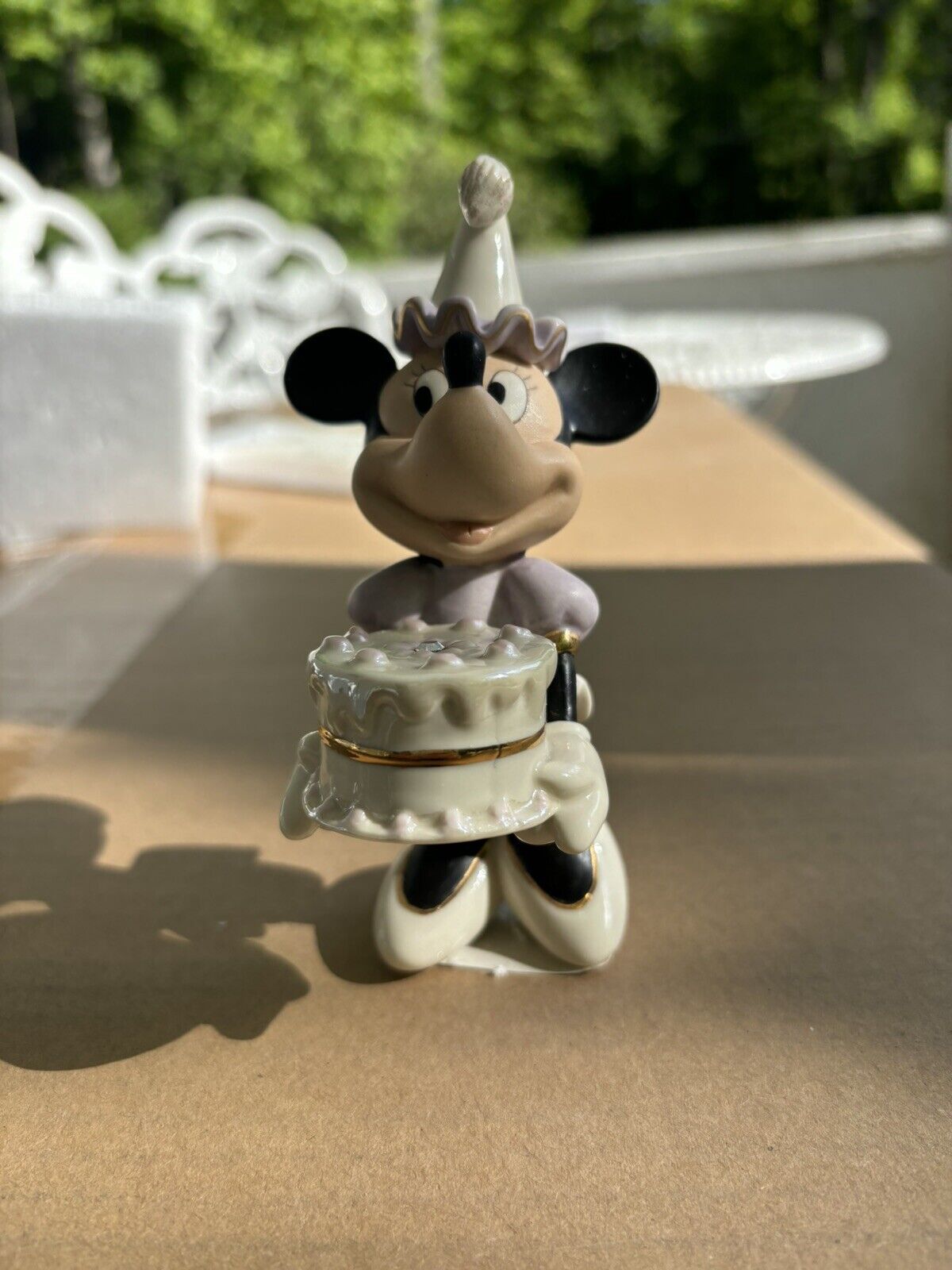 Lenox Mickey Mouse Happy Birthday Cake Discontinued in Original Box