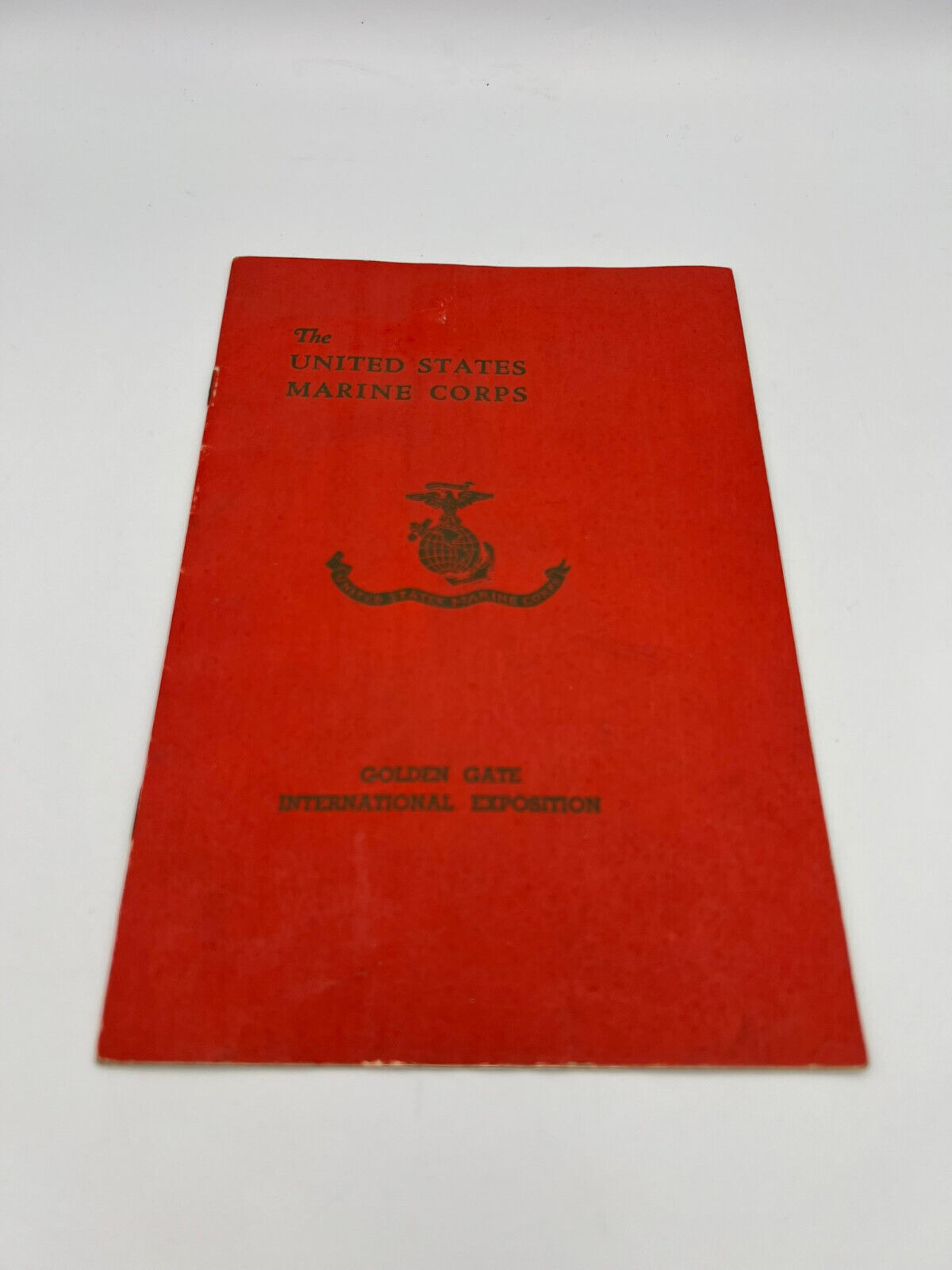 Vintage The United States Marine Corps Golden Gate Int. Expo Brochure T.I. 1940