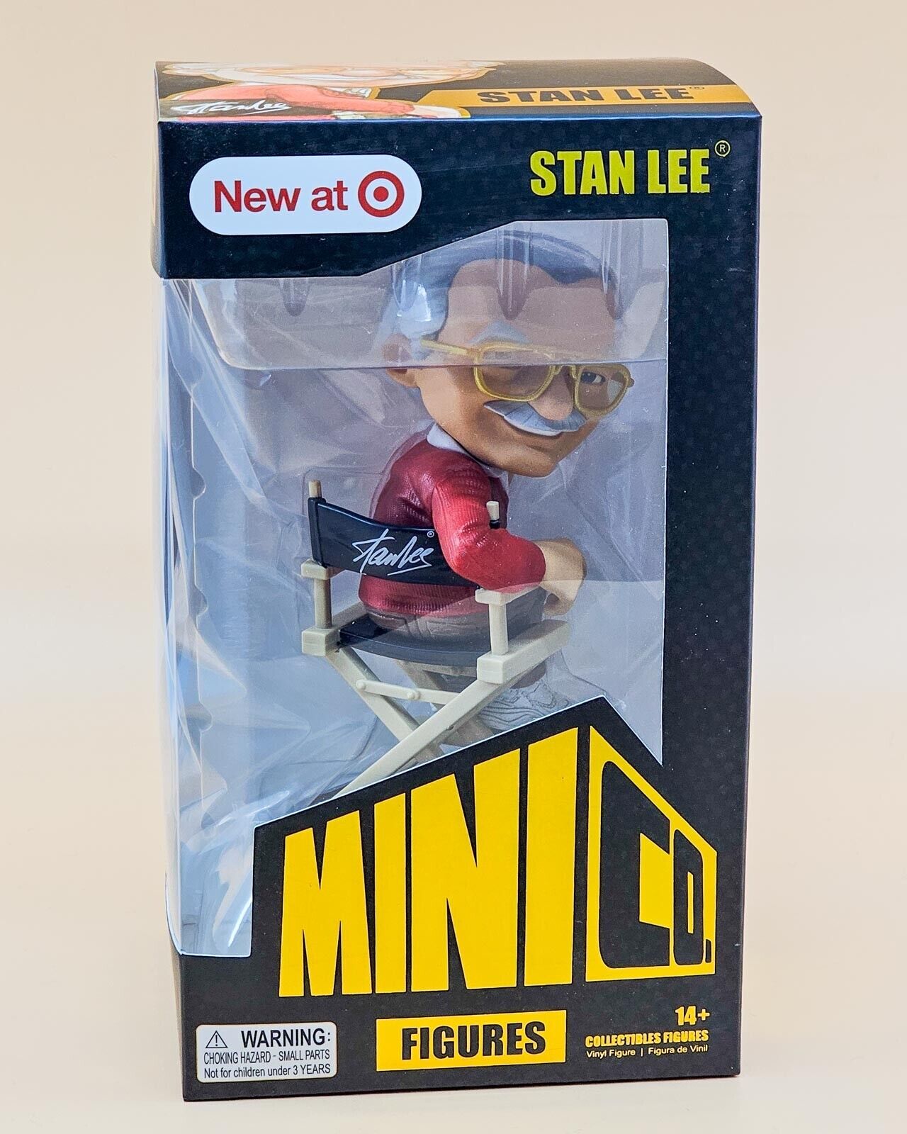 Marvel Stan Lee Red Sweater Minico Figure Iron Studios Target NEW Sealed