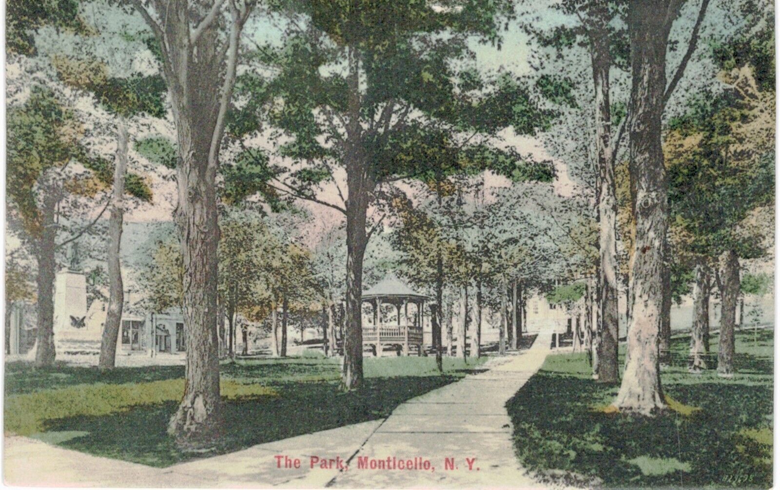 Monticello The Park 1910 NY 