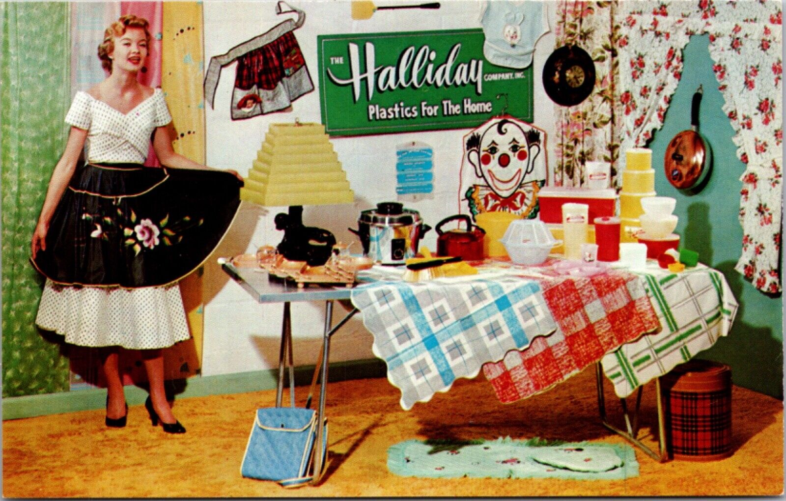 Advertising Postcard The Halliday Company Inc Plastics For The Home Party