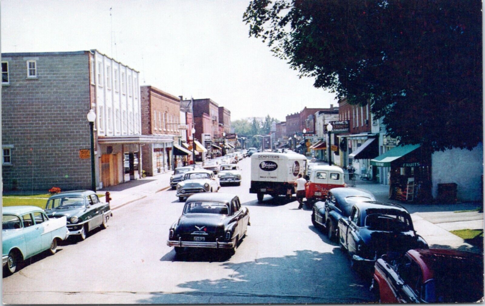 Postcard Canada Ontario Campbellford - Front Street Looking South