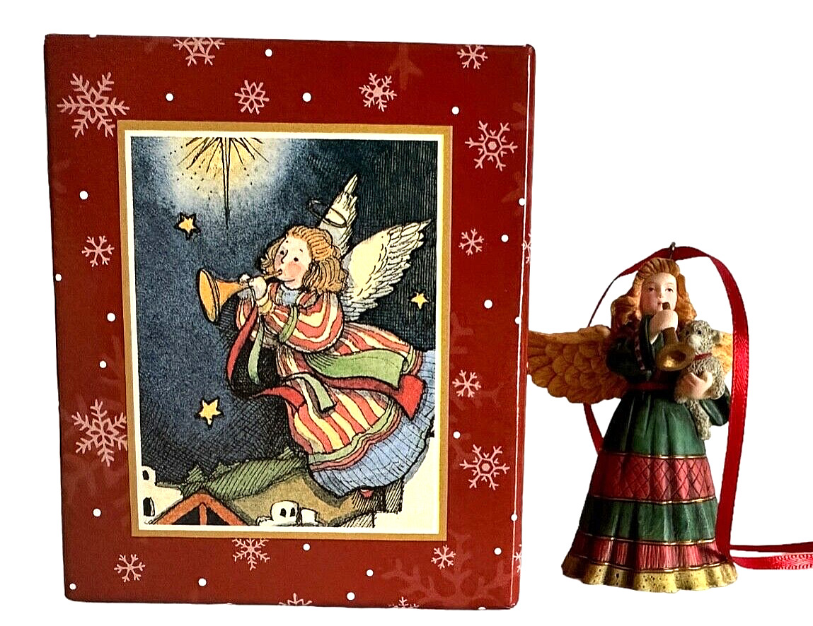 Lang & Wise 1999 VTG Christmas Ornament Noel Angel #85500219 Susan Winget #19