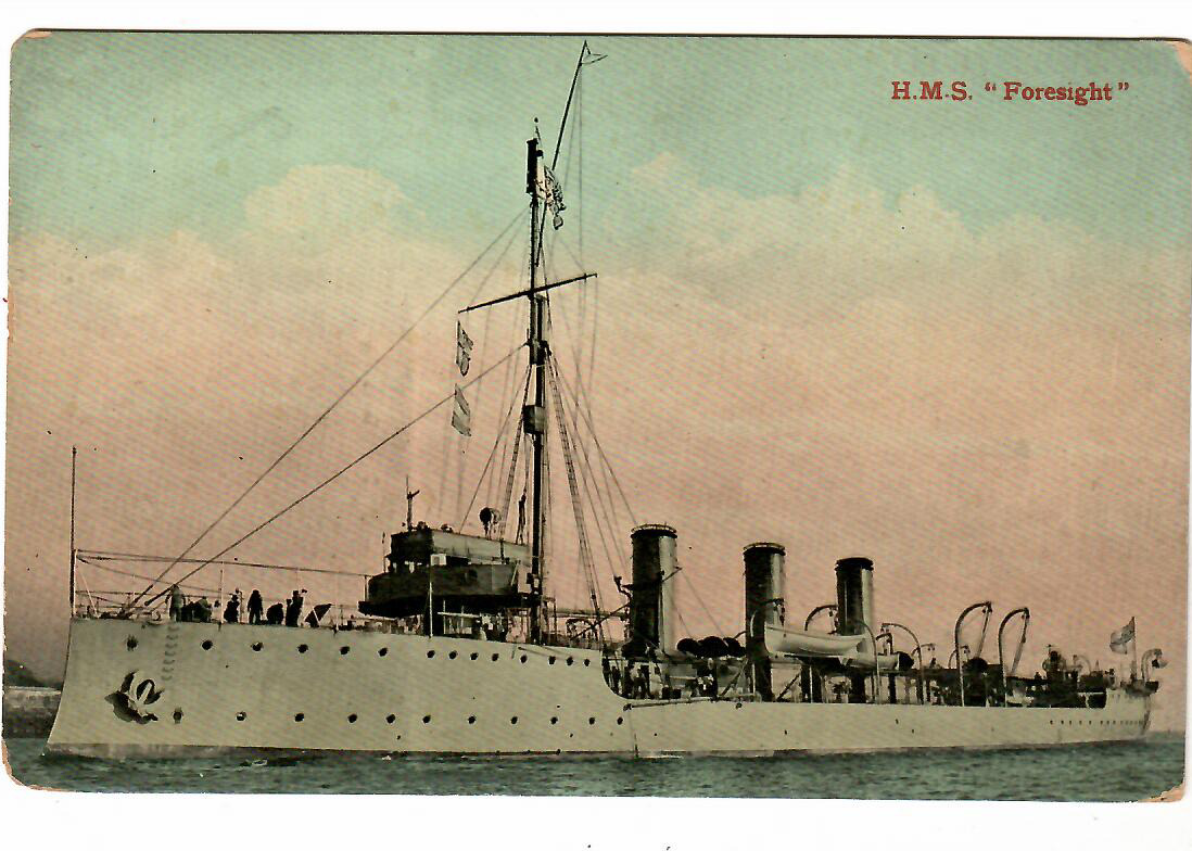 H.M.S. FORESIGHT - (1905)  British Navy