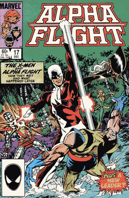 Alpha Flight #17 (1984) X-Men crossover in 9.4 Near Mint
