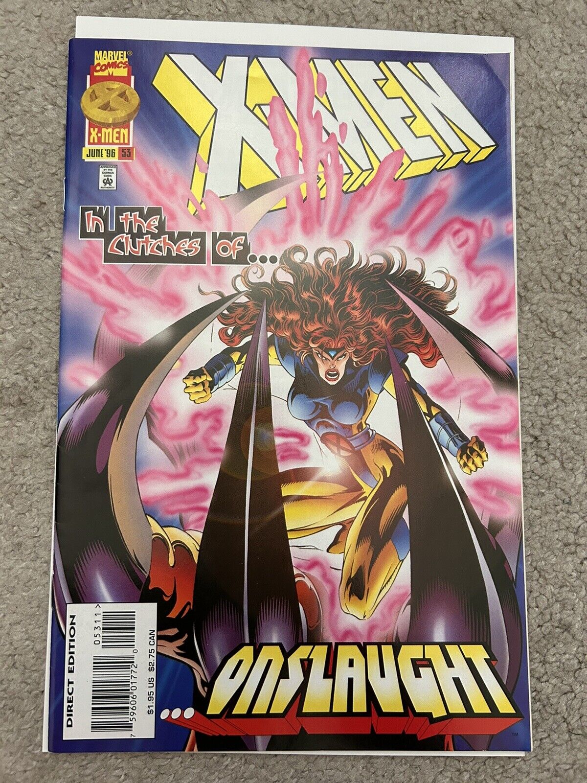 X-Men #53 1st Full App of Onslaught VF  (Marvel Comics June 1996)