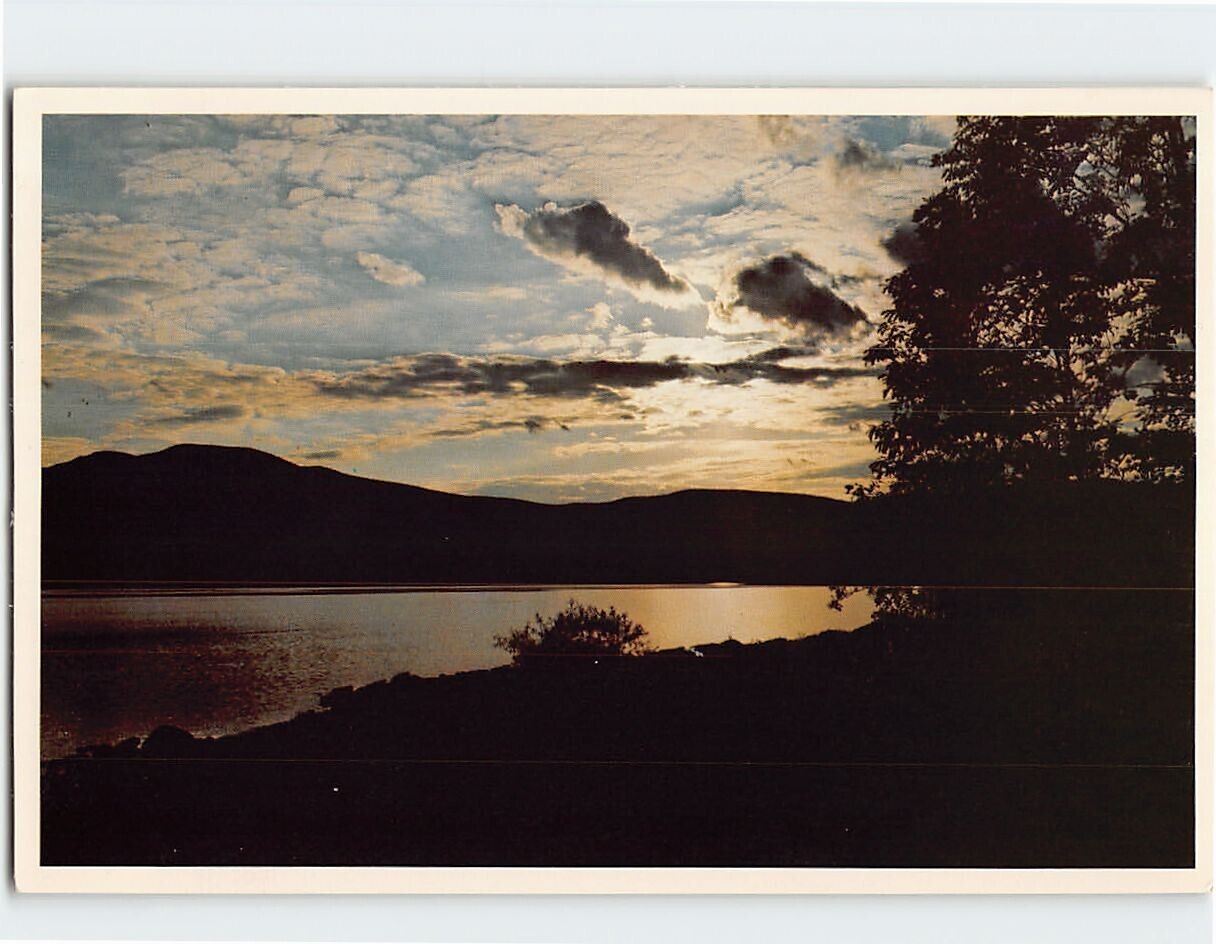 Postcard Hudson Valley Sunset New York USA