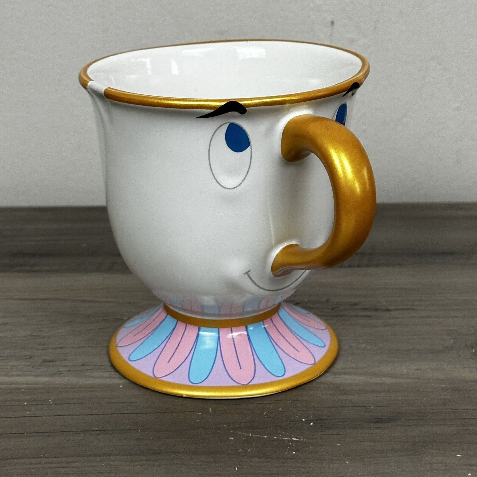 Walt Disney World Parks Authentic Chip Mug Tea Cup Beauty And The Beast