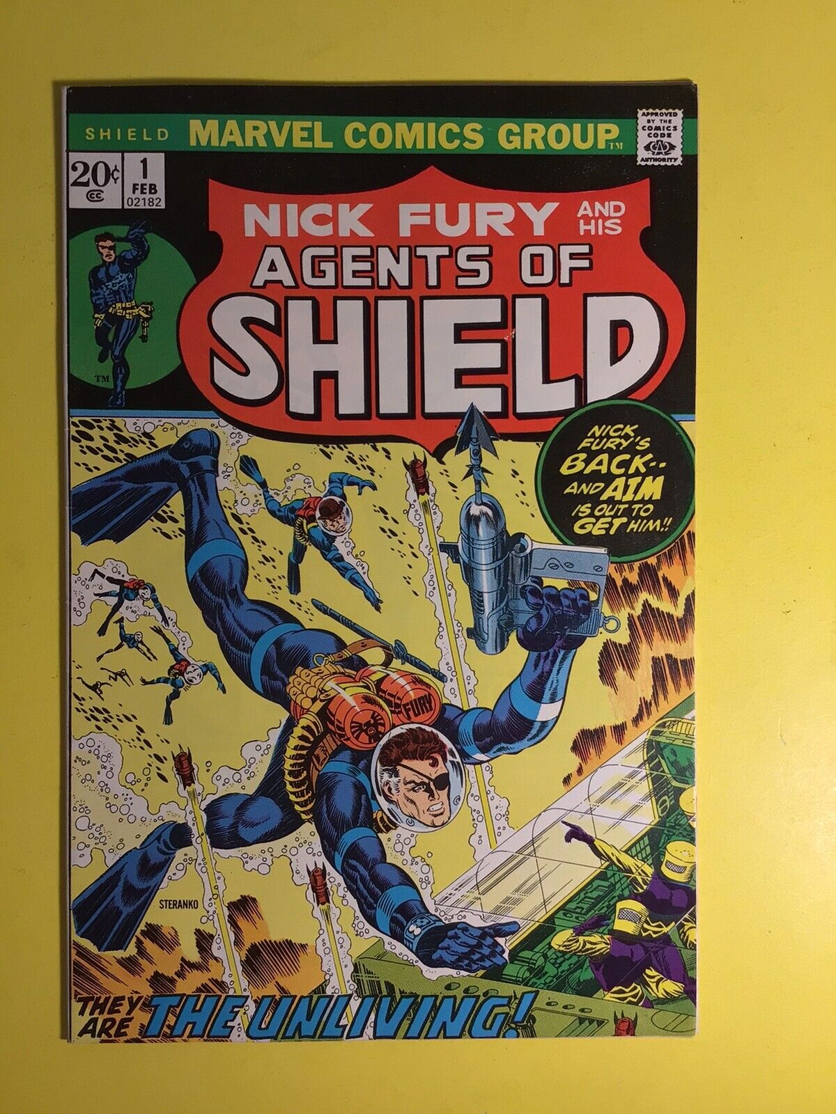 Nick Fury And His Agents Of SHIELD #1 1st Issue In Series Nice Copy Marvel 1973.