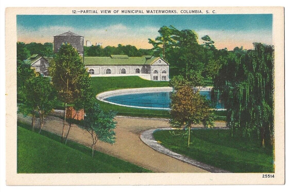 Columbia South Carolina c1940\'s Municipal Waterworks