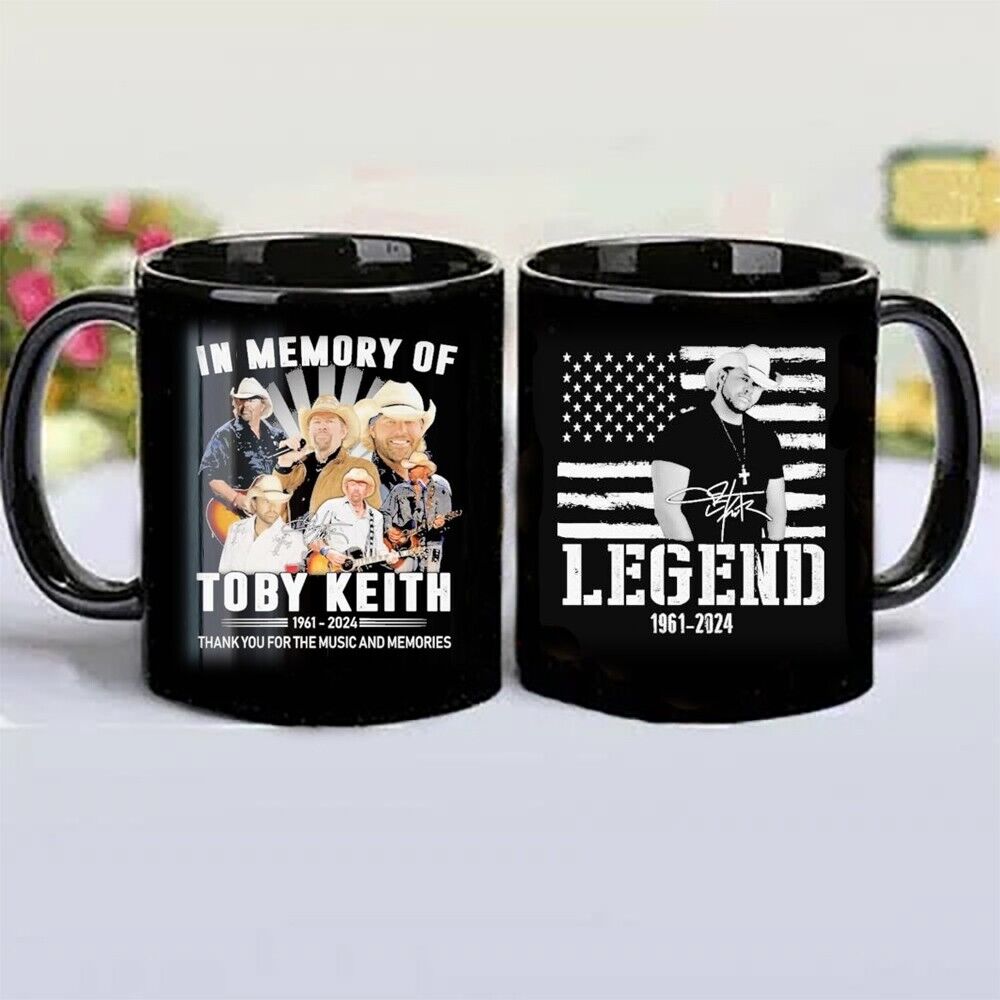 Toby Keith 1961 2024 Thank You For The Music And Memories Signature Mug 11oz