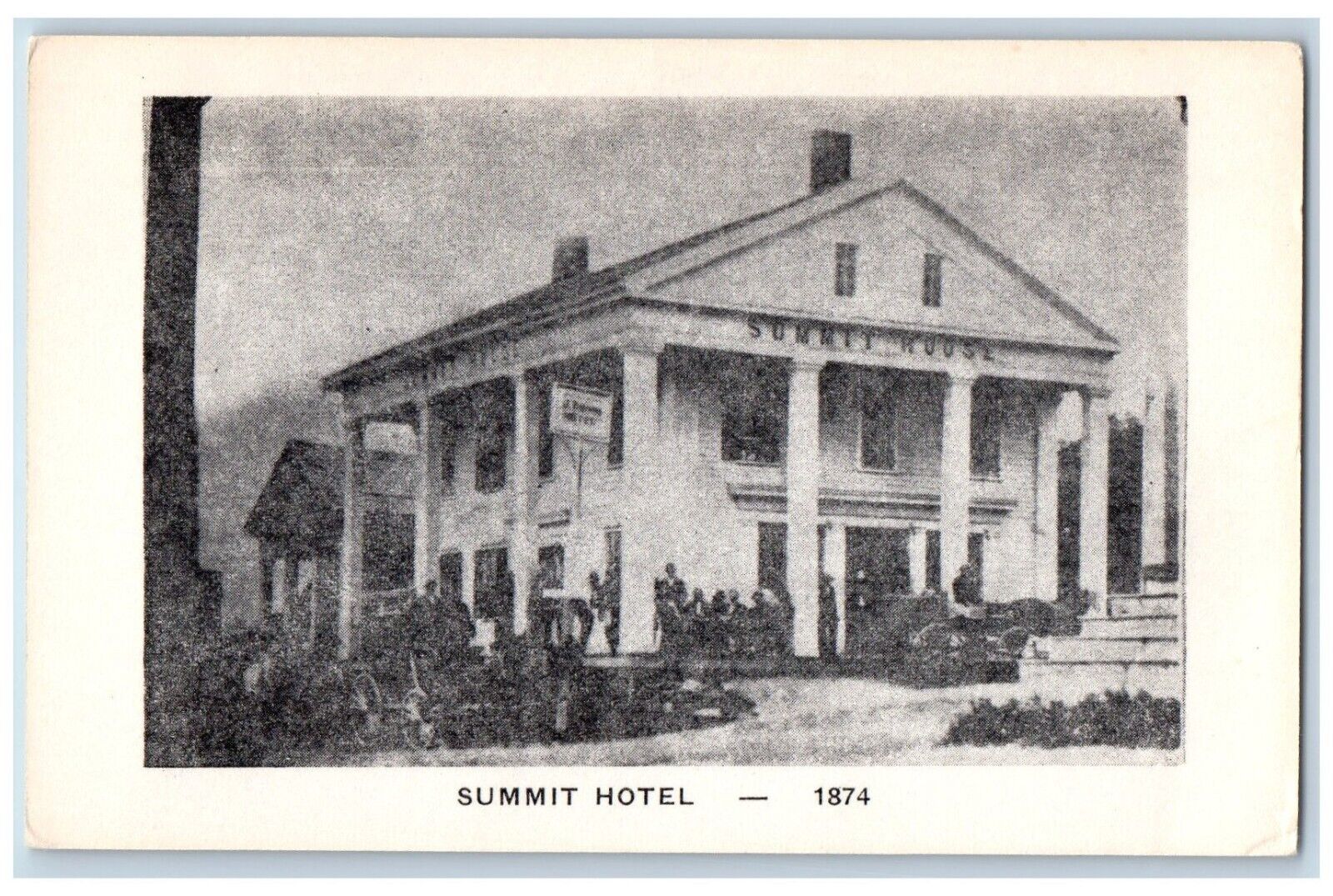 Uniontown Pennsylvania Postcard Summit Hotel Exterior View c1905 Vintage Antique
