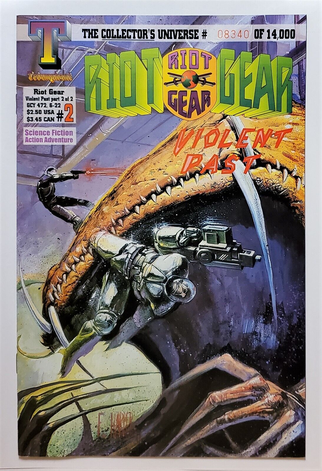 Riot Gear #2 (Oct 1993, Triumphant) 8.0 VF 