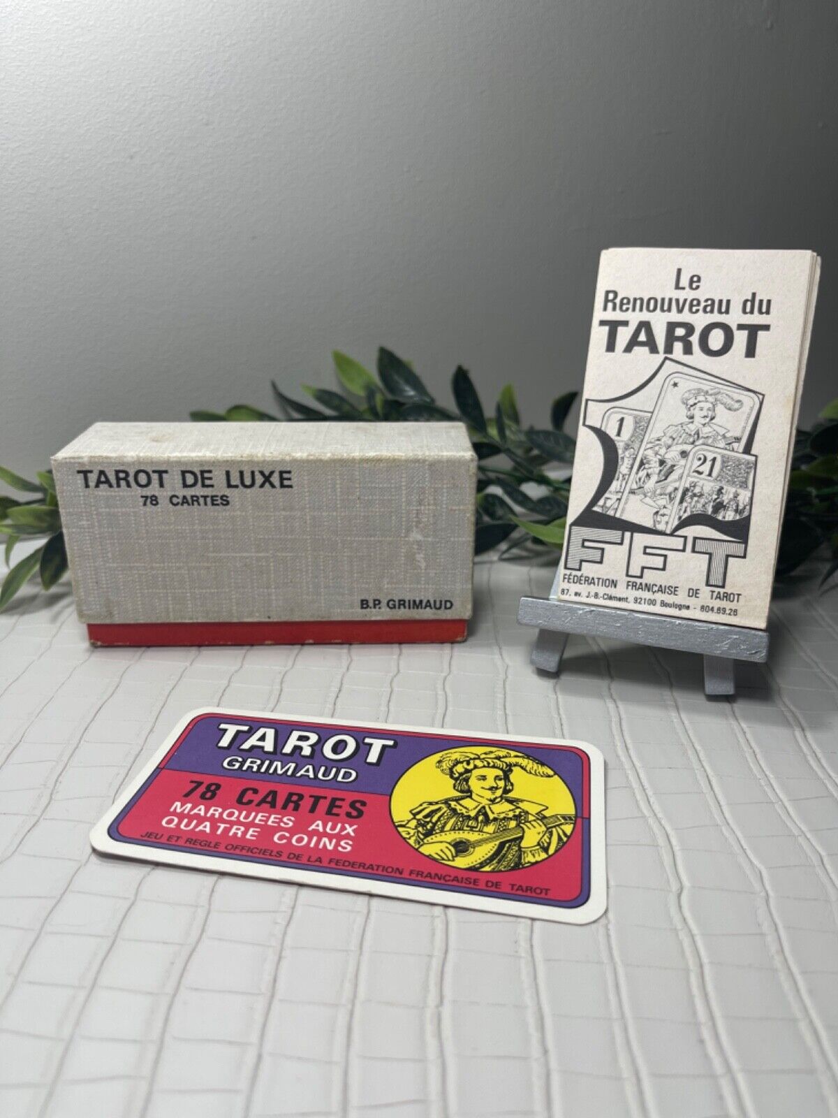 Antique BP Grimaud Luxury Tarot Game Cards Vintage Cartomancy