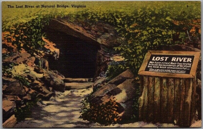 1940s Natural Bridge, Virginia Postcard \