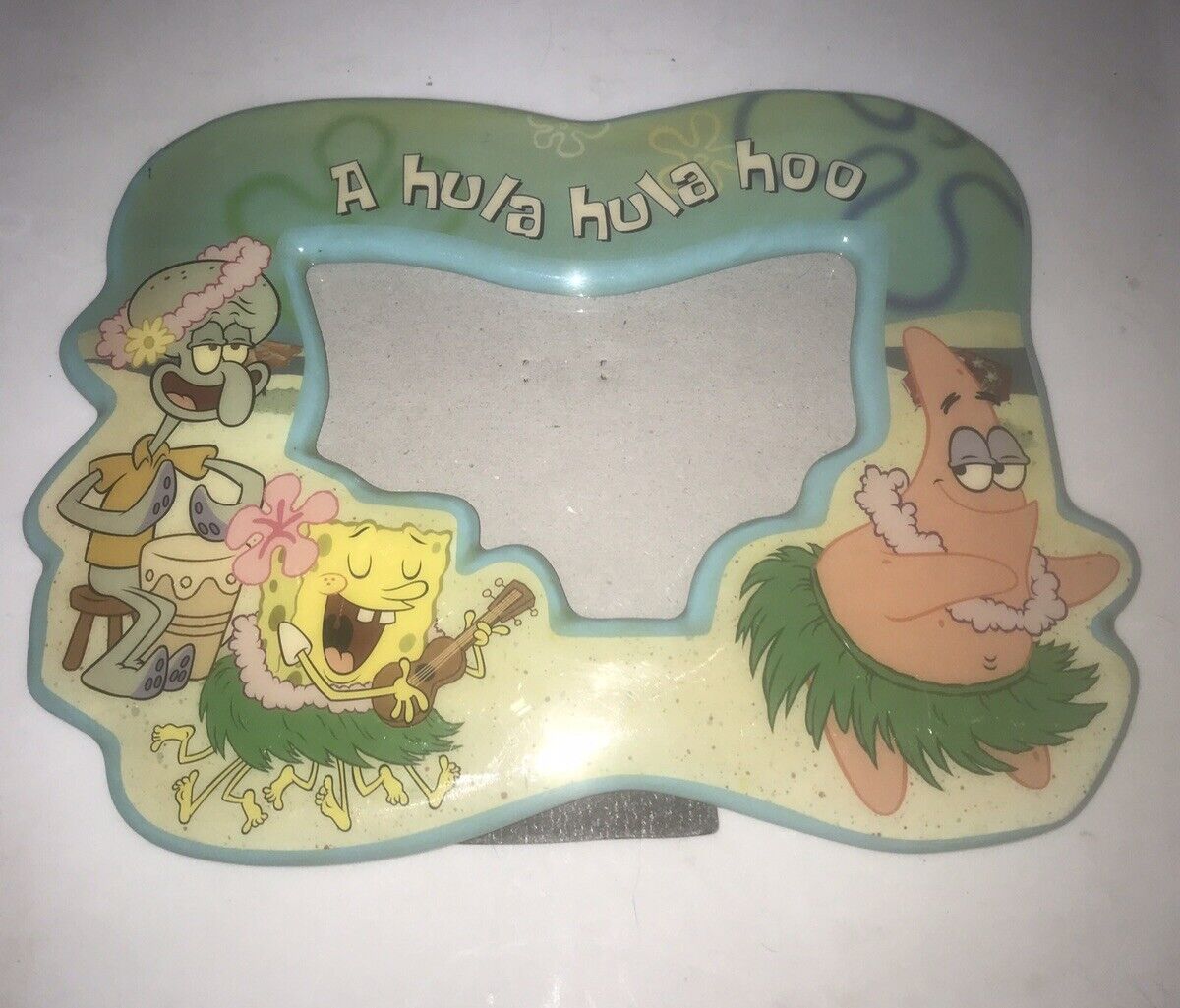Rare Vintage SpongeBob SquarePants Frame “hula hula hoo Patrick Squidward  Funny