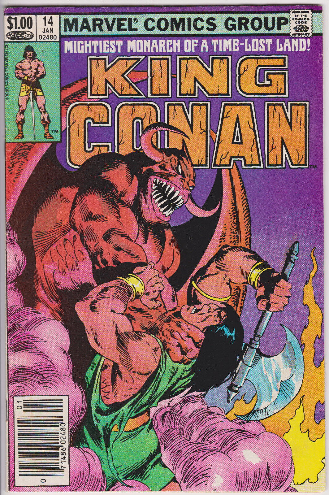 King Conan #14, High Grade, Marvel, 1980-1983, Bronze Age