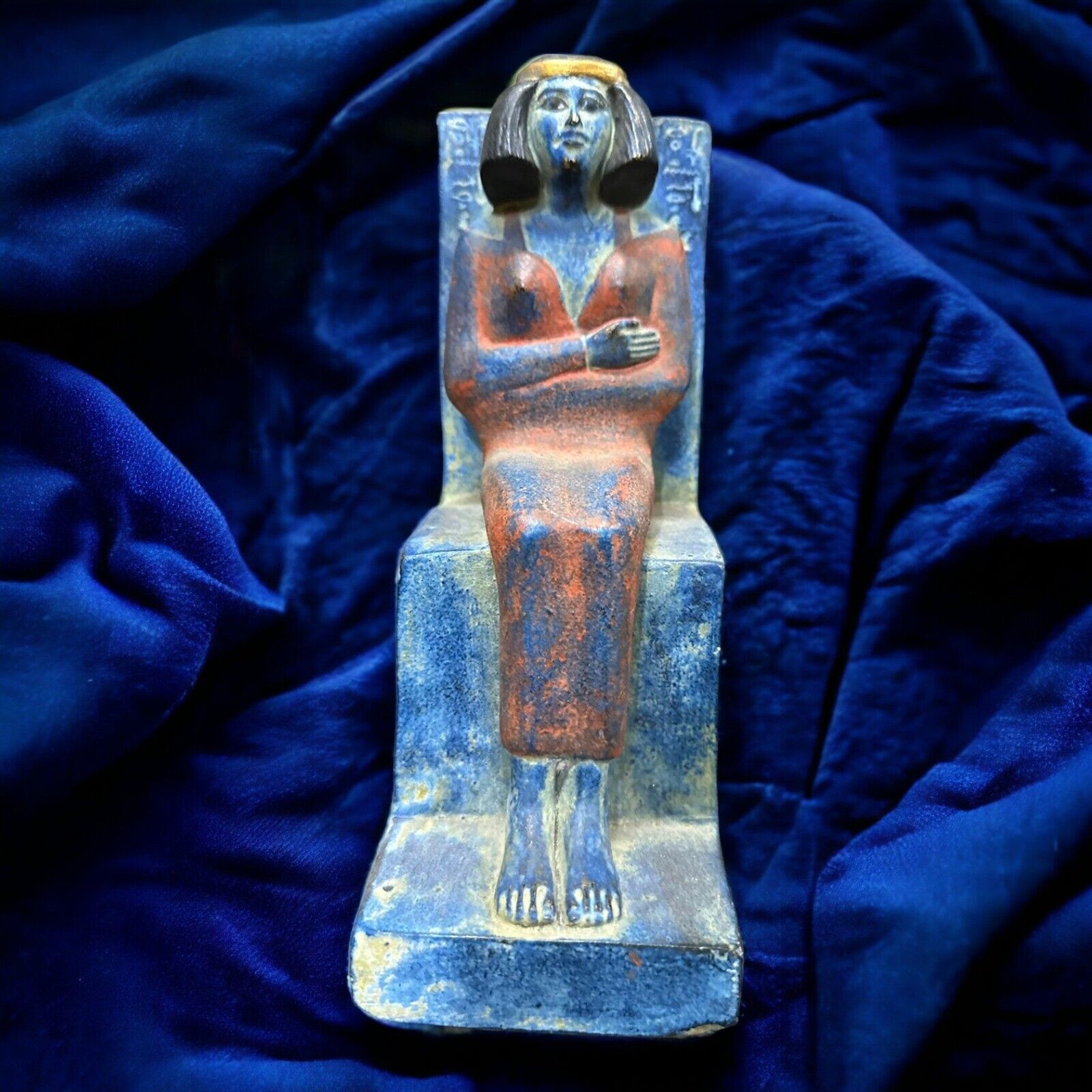 Rare Ancient Egyptian Antiques Queen Tiye Statue Egyptian Pharaonic Antique BC