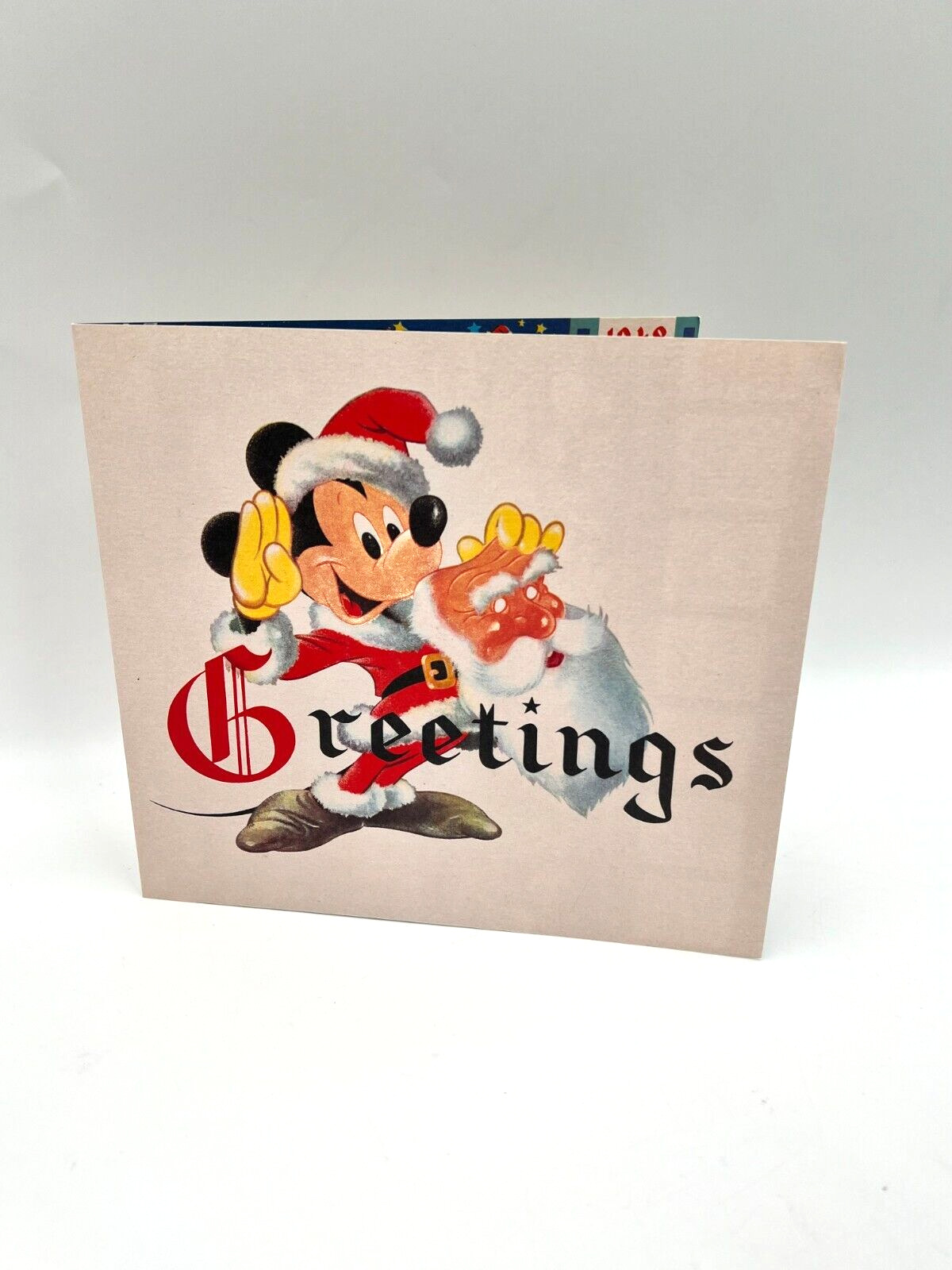Incredible 1948 Disney Staff Holiday Card & Calendar - Mickey Brer Rabbit Dumbo