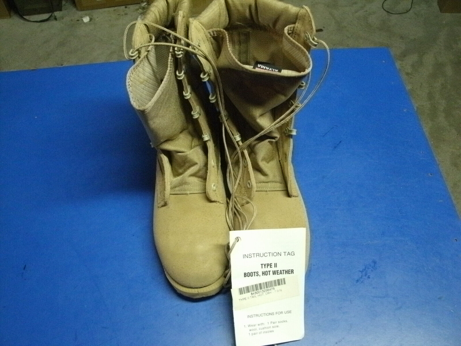 US ARMY ALTAMA DESERT HOT WEATHER BOOTS 7.0 N  NEW