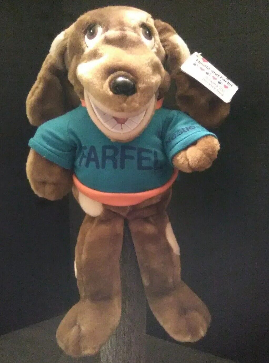 Vtg 1992 Rare Nestle's Mascot Farfel Dog Jimmy Nelson Ventriloquist Puppet Russ 