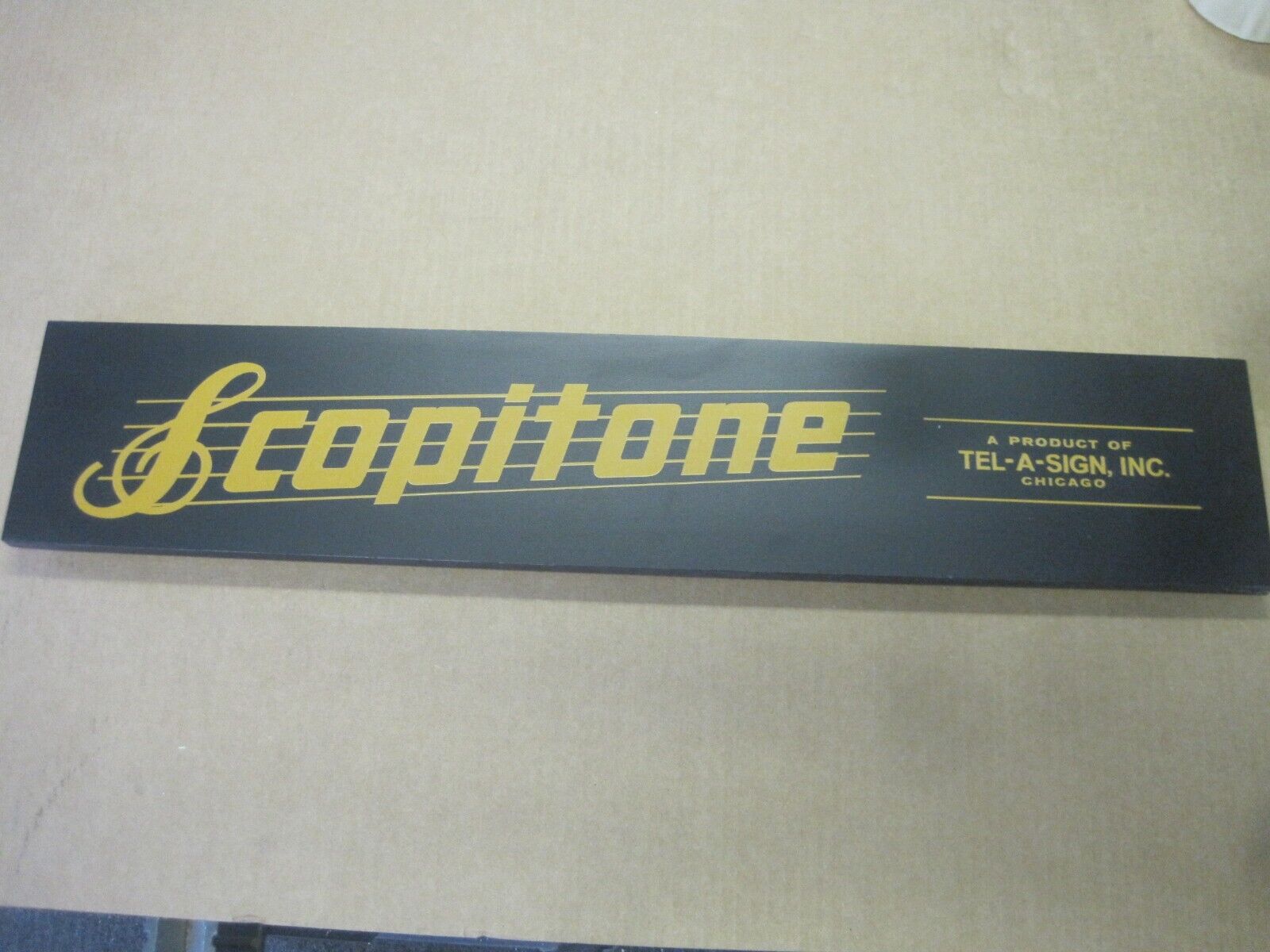 SCOPITONE 450 Reproduction Replacement Front Panel 27-1/2\