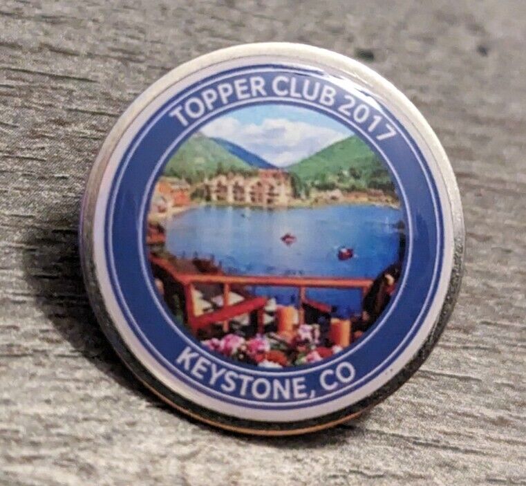 Topper Club Keystone, CO Colorado Scenic Lake Collectible Souvenir Lapel Pin