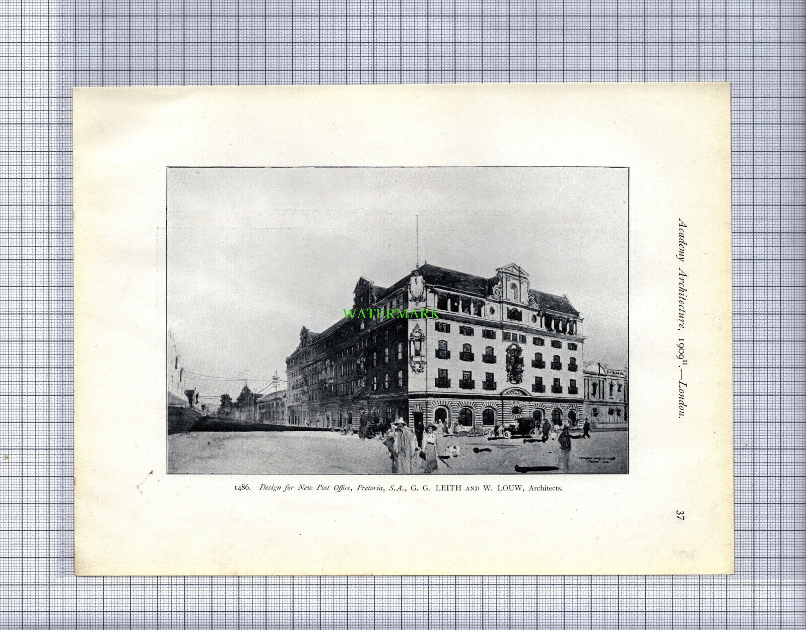 8508) Post Office Pretoria Leith Louw / King's House Kingston Jamaica - 1909  
