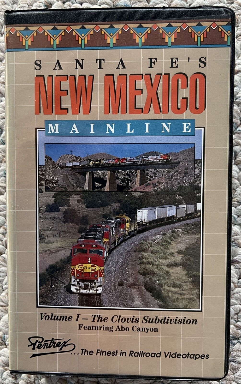 Pentrex VHS Tape Santa Fe\'s New Mexico Mainline Vol I - The Clovis Subdivision
