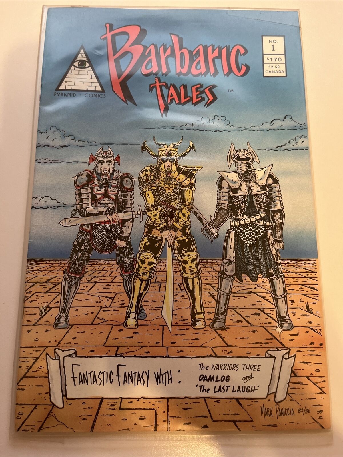 Barbaric Tales Comic Book Issue No. 1 1986 Pyramid Comics R83 VF/NM