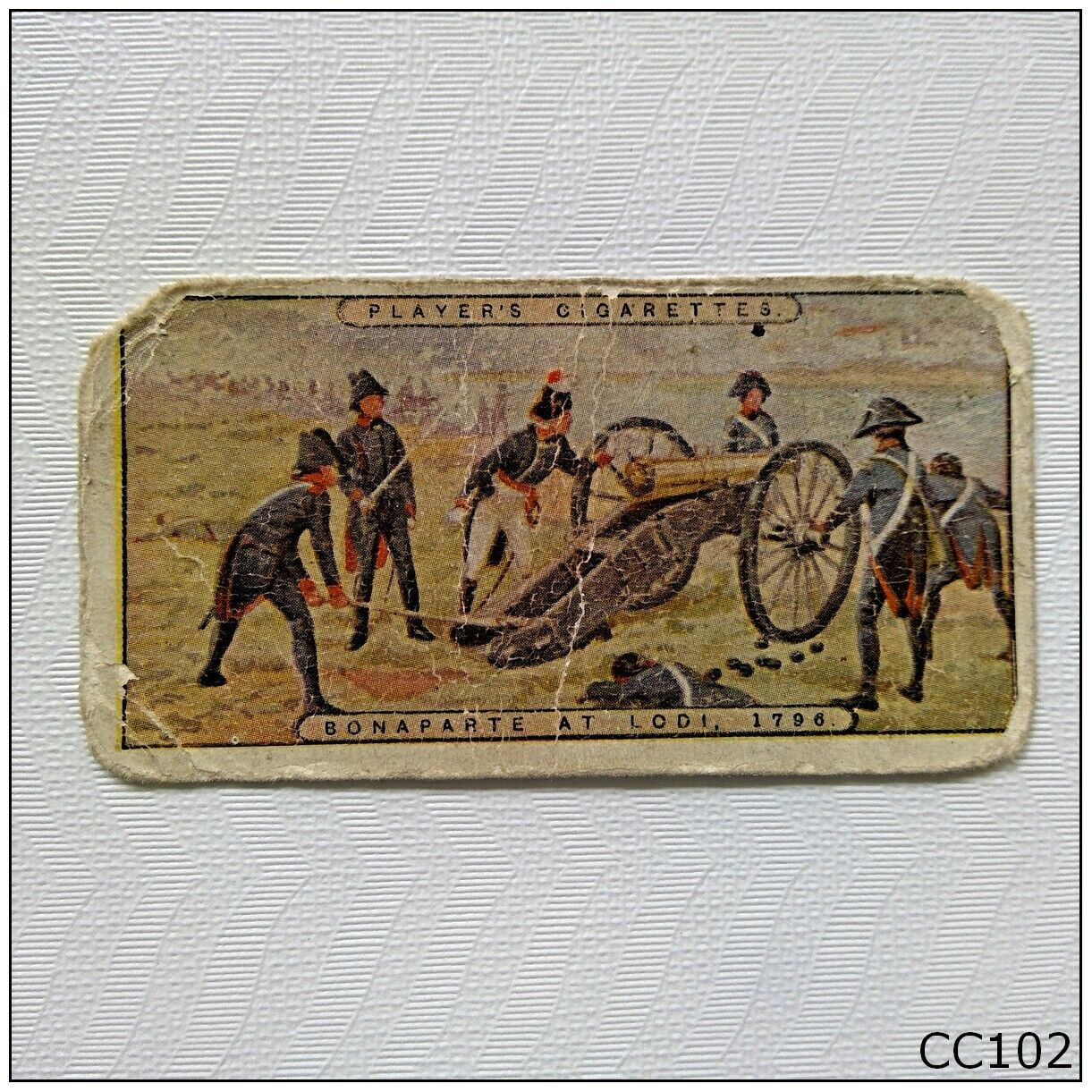 Player Napoleon #5 Bonaparte at Lodi 1796 Cigarette Card (CC102)