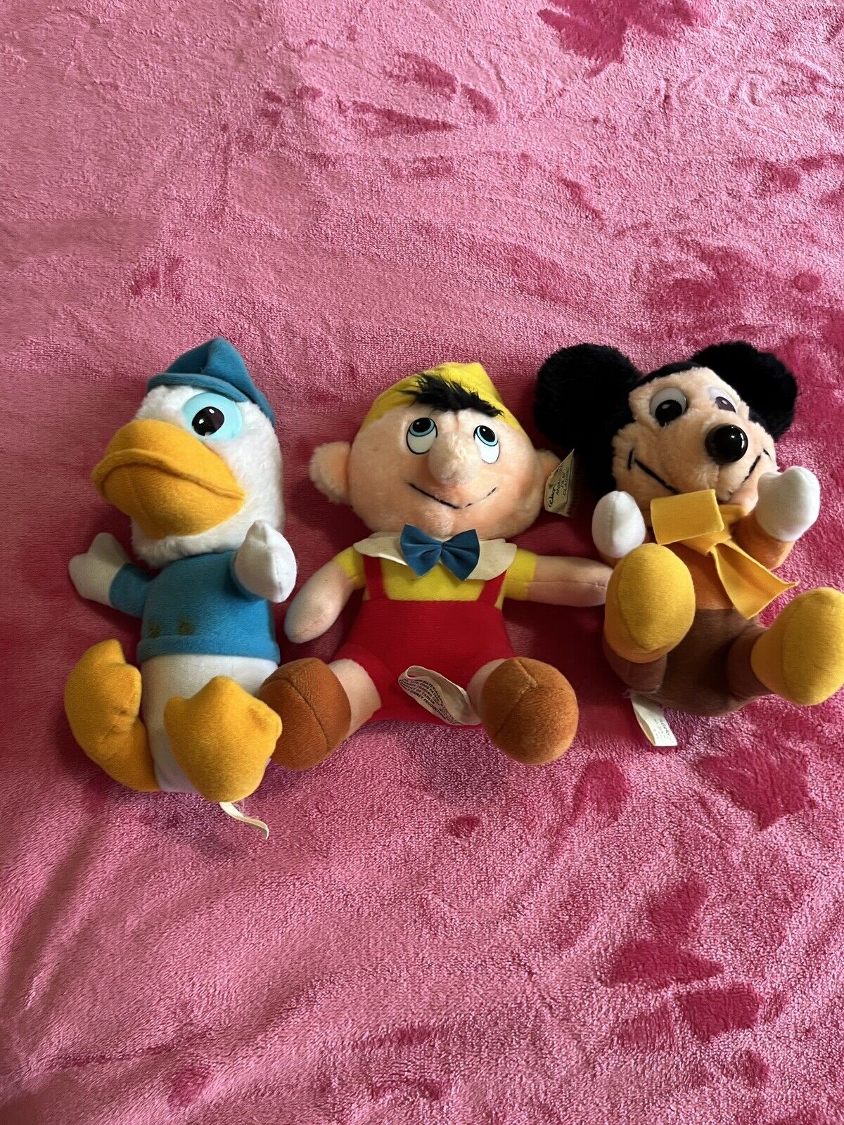 Vintage Mickey Mouse, Donald Duck, And Pinocchio 