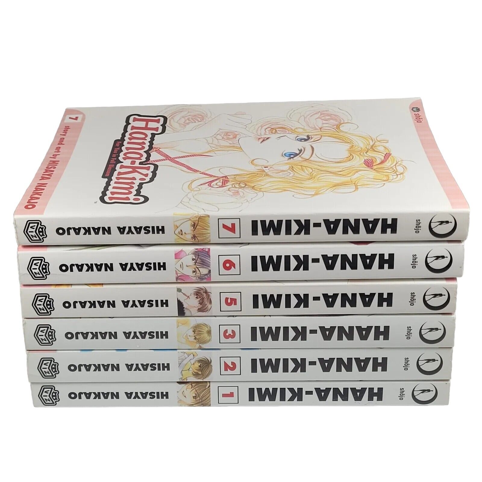 Hana-Kimi Manga Book Lot For You In Full Blossom Vol 1-3 & 5-7 Hisaya Nakajo 