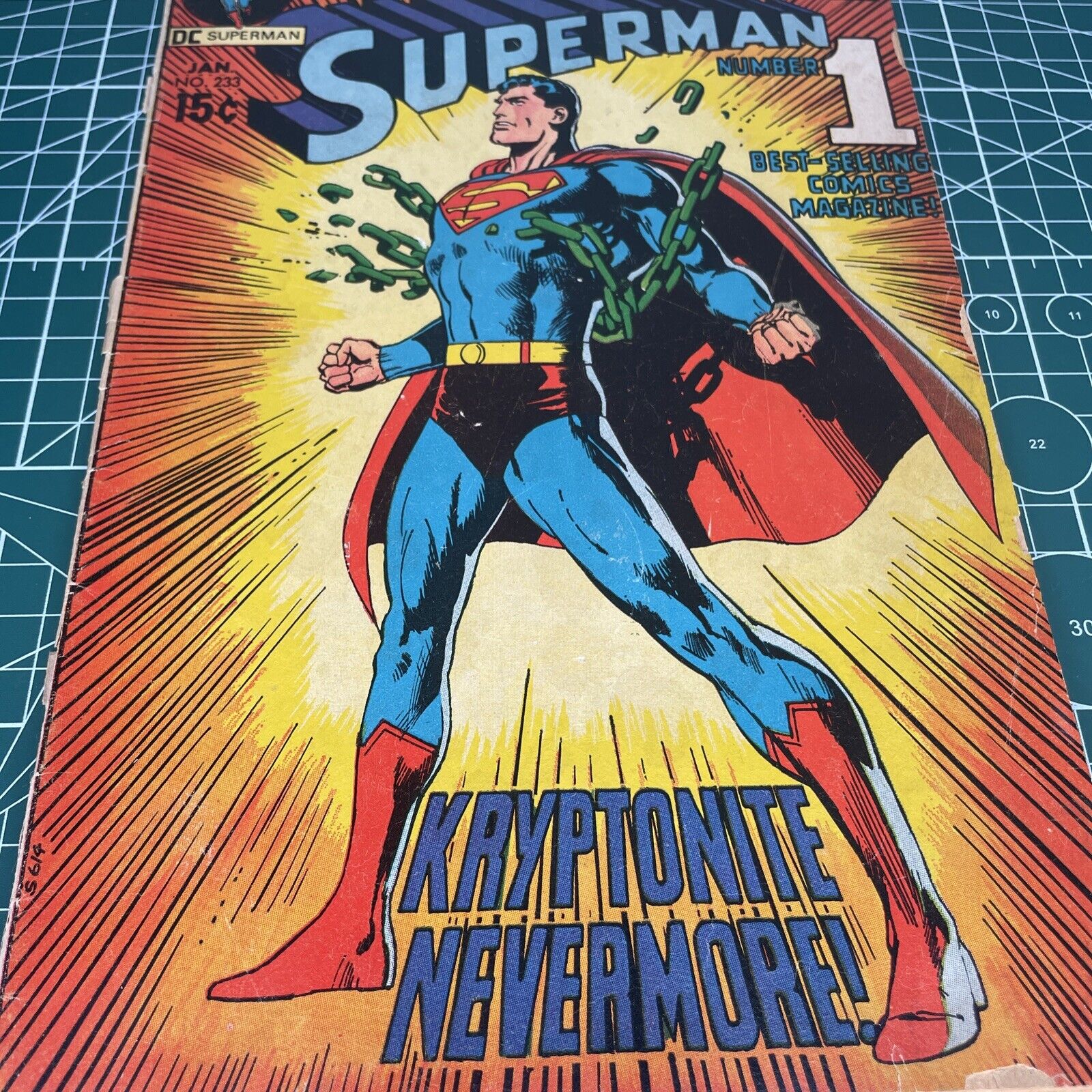 Superman #233 (1979) Classic Neal Adams Kryptonite Nevermore Low Grade