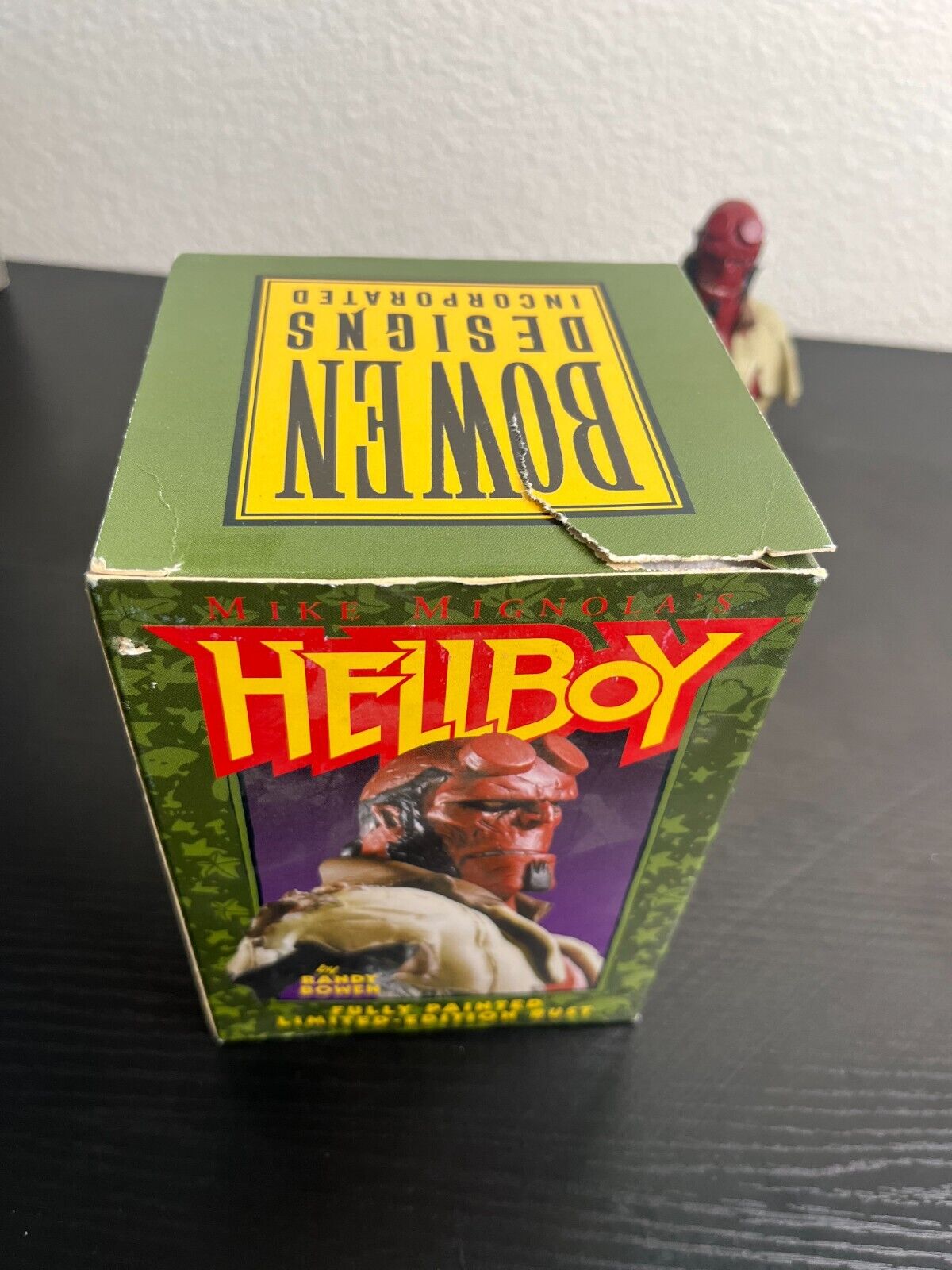 Hellboy Painted Limited-Edition Mini-Bust 1997 Randy Bowen Designs 2552/3000