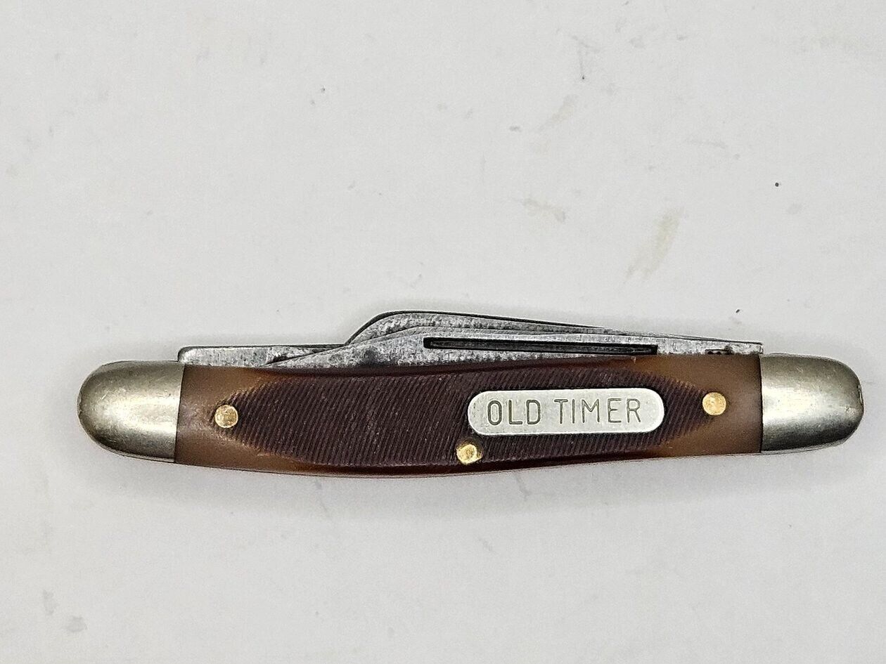 Vintage Old Timer USA Schrade 1080T Old Timer Folding Pocket Knife