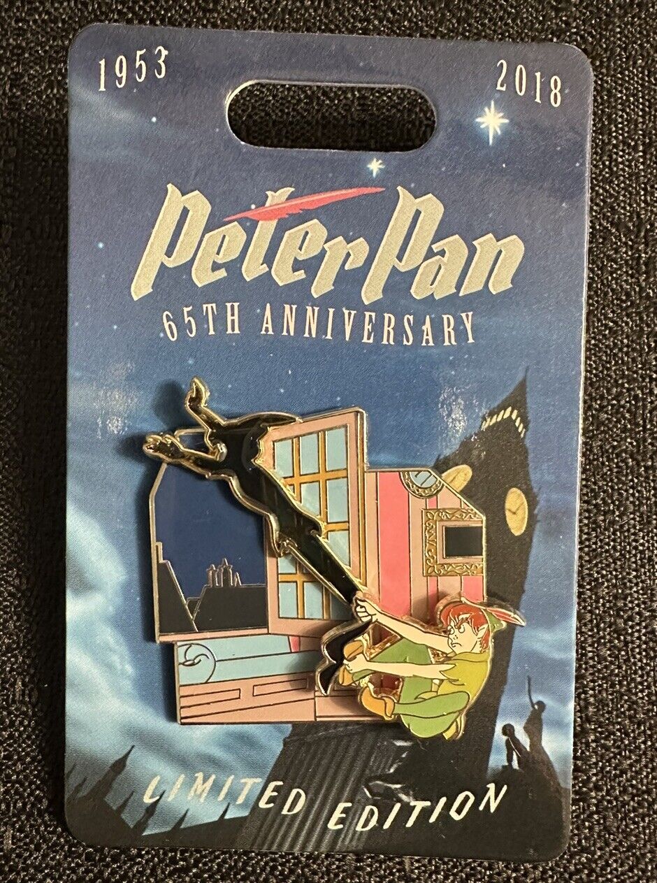 Disney Peter Pan 65th Anniversary Peter Pan & His Shadow Trading Pin Ltd Ed 4000