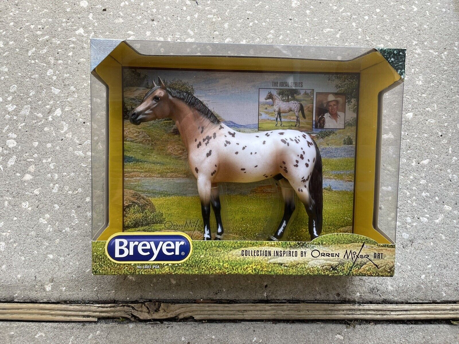 NEW NIB Breyer Ideal Horse Series #1883 Pony of the Americas Orren Mixer Nikolas