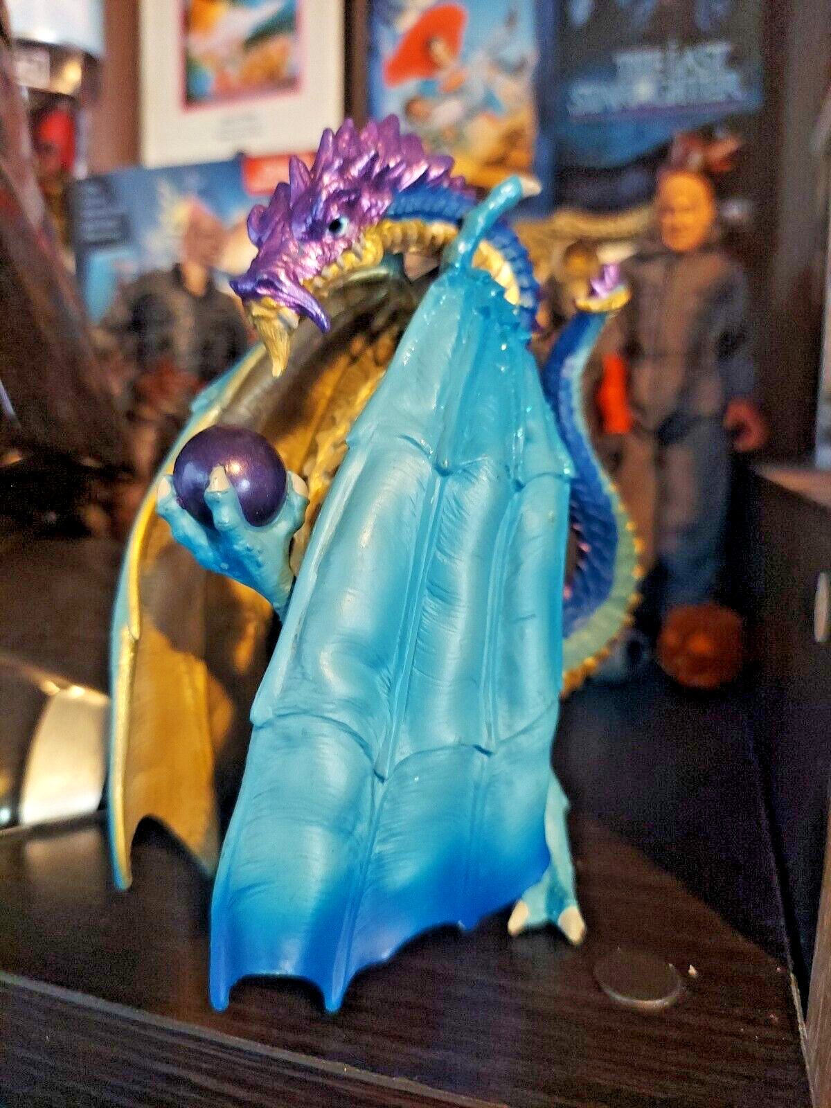Safari Limited Wizard DRAGON - Hand-painted Collectible Figure 6”