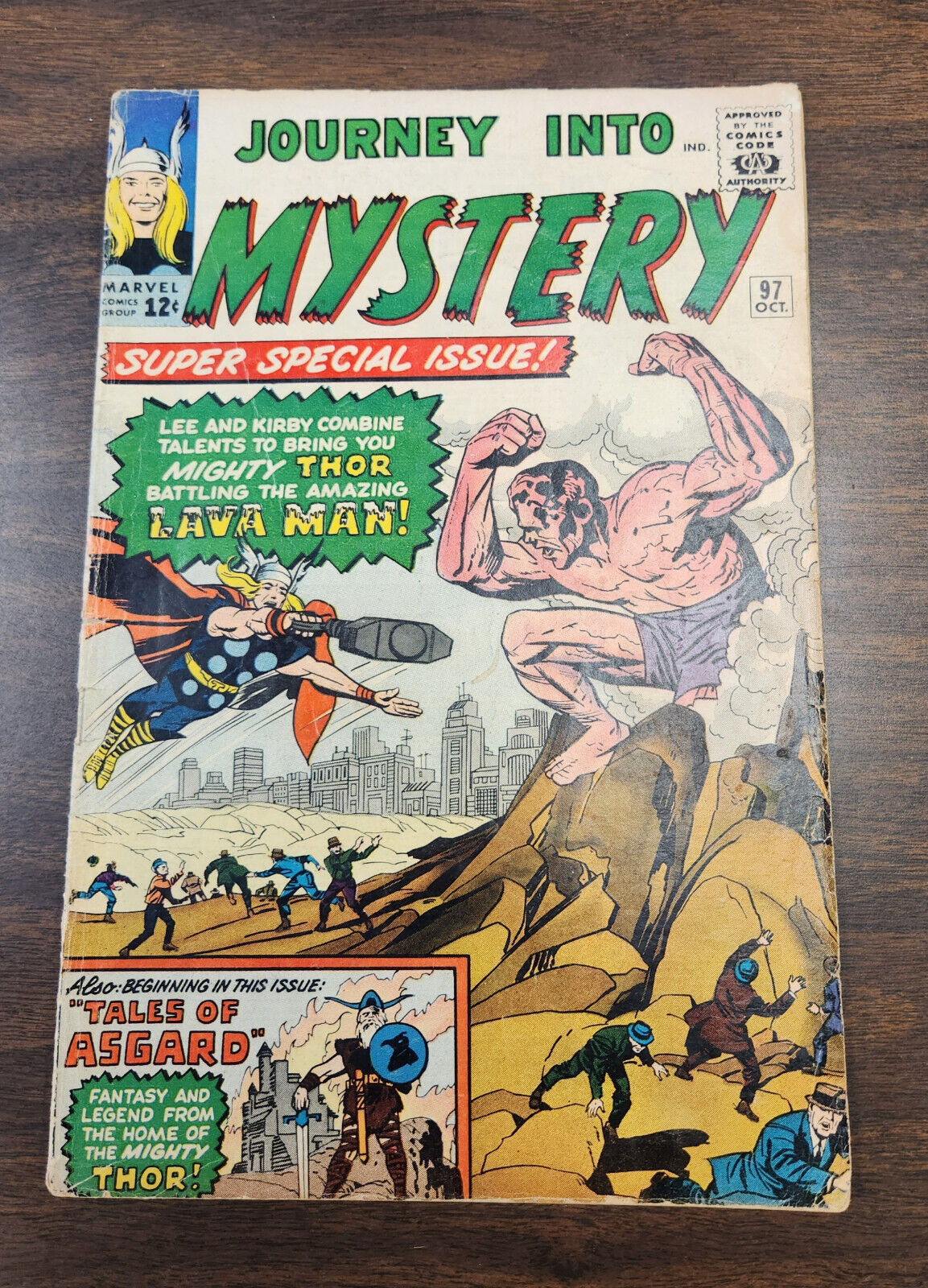 JOURNEY INTO MYSTERY #97 (1963) - 1ST APPEARANCE OF LAVA MAN