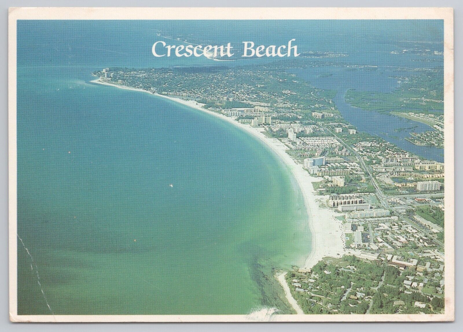 Postcard Crescent Beach Siesta Key Gulf of Mexico Sky View