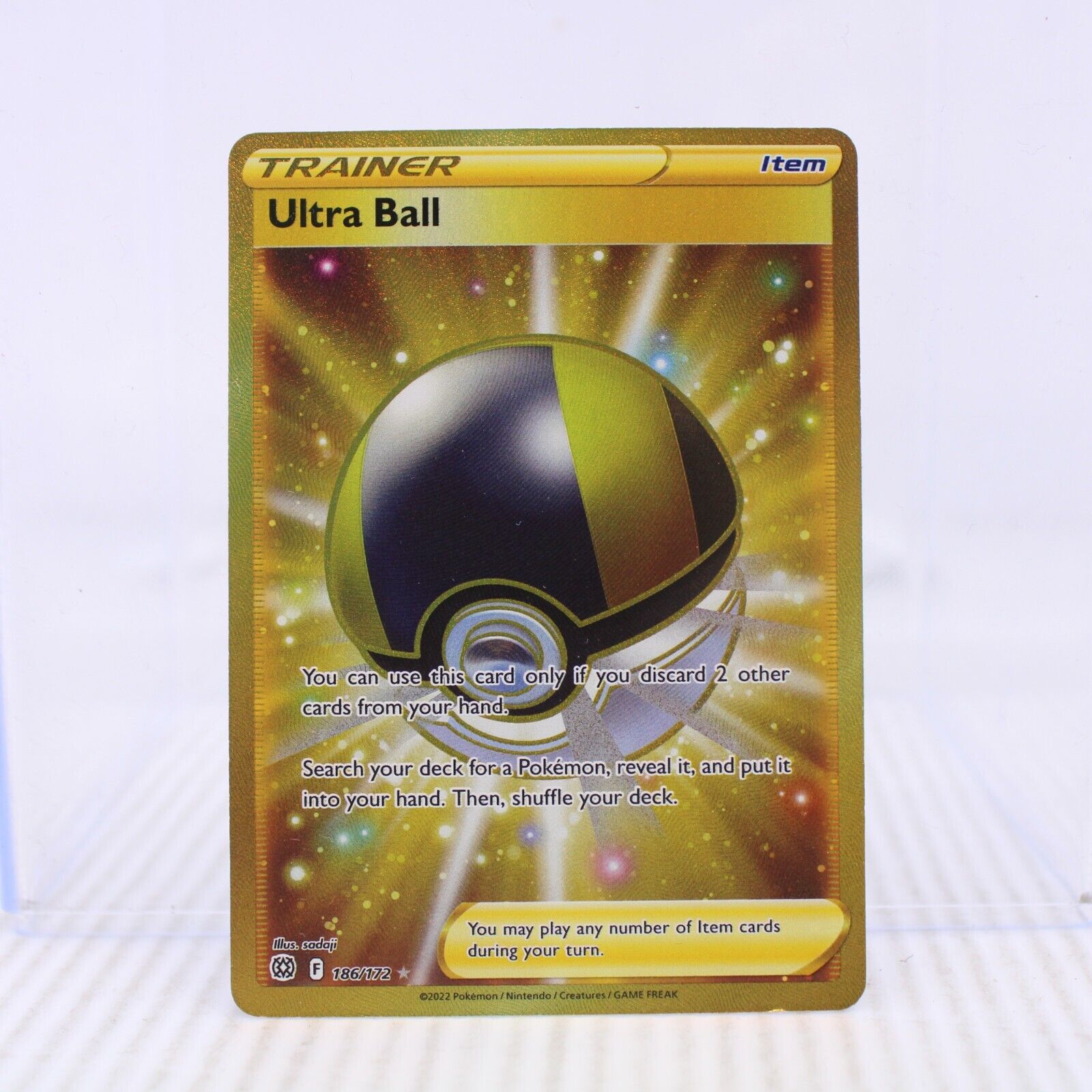 A7 Pokémon Card TCG SWSH Brilliant Stars Ultra Ball Secret Rare 186/172