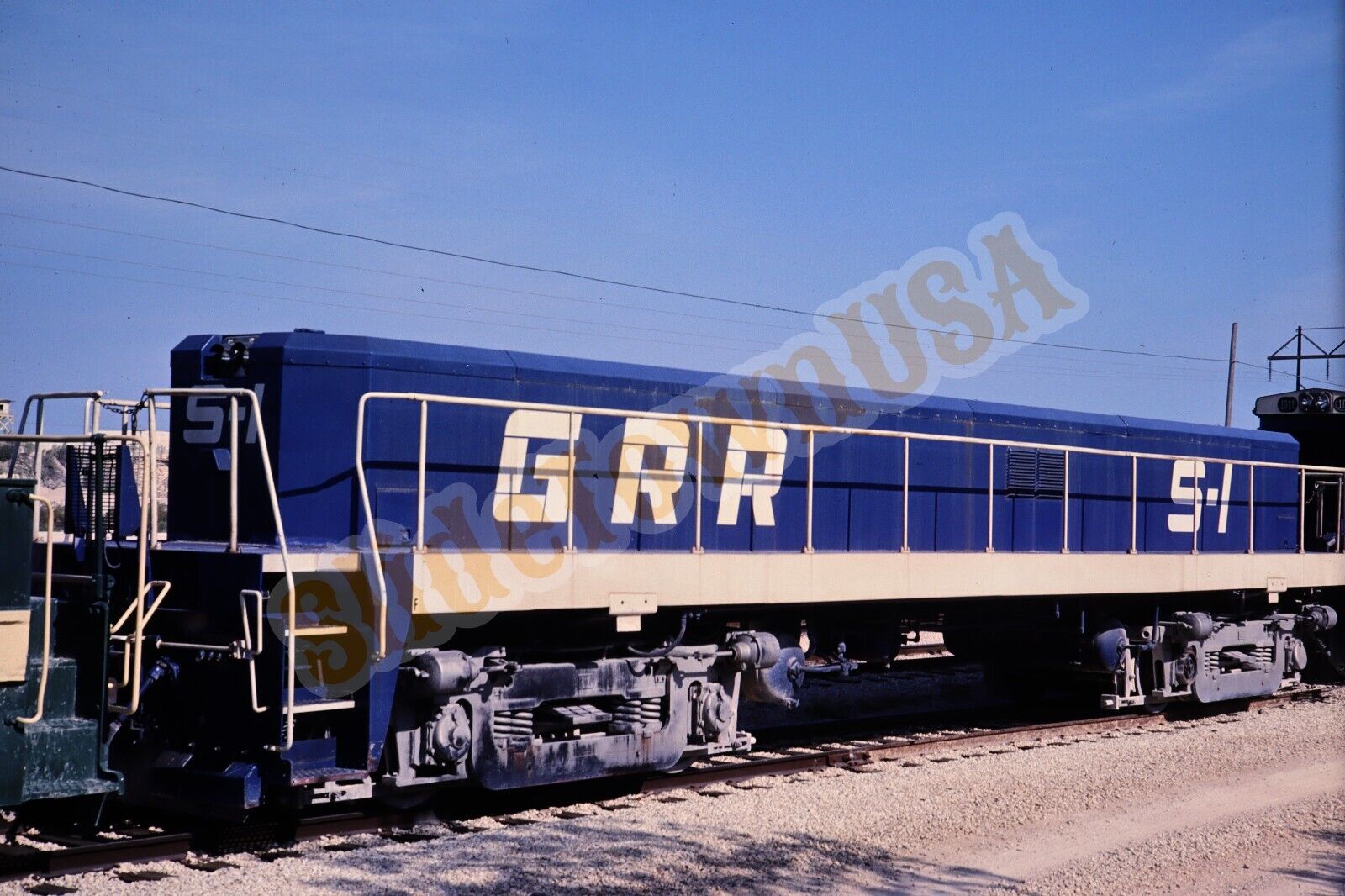 Vtg 1984 Train Slide S-1 GRR Slug Georgetown TX X7K119