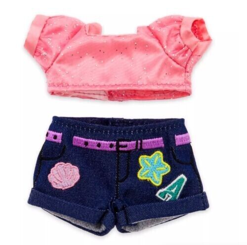 Disney Parks nuiMOs Outfit Princess Collection: Ariel Glitter Top & Shorts Ship